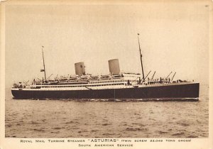 S.S. Asturias S.S. Asturias, Royal Mail Steam Packet Company View image 