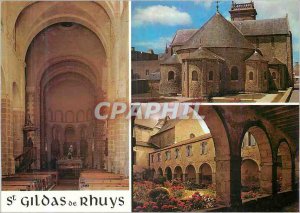 Modern Postcard St Gildas Rhuys In Britain The Abbey Church The Heart The Bed...