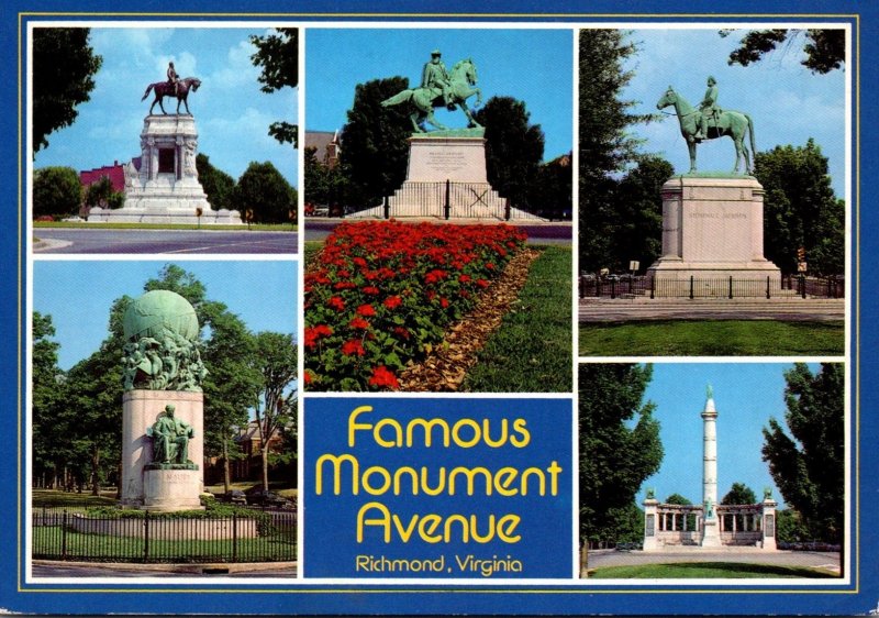 Virginia Richmond Famous Monument Avenue