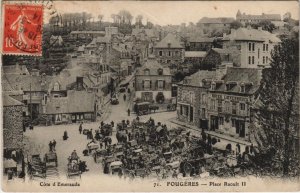 CPA Fougeres Place Raoult (1236560)