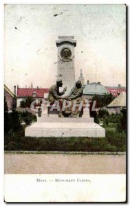 Old Postcard Mons Monument Clepin