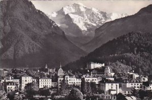 Schweiz Interlaken mit Jungfrau 1929 Photo
