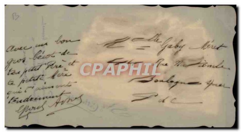 Old Postcard Fancy Embroidery Ste Catherine