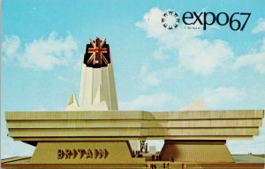 Expo 67 Great Britain Pavilion Montreal Quebec QC Postcard G15