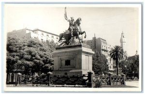 c1950's Monument of General Belgrano Buenos Aires Argentina Postcard