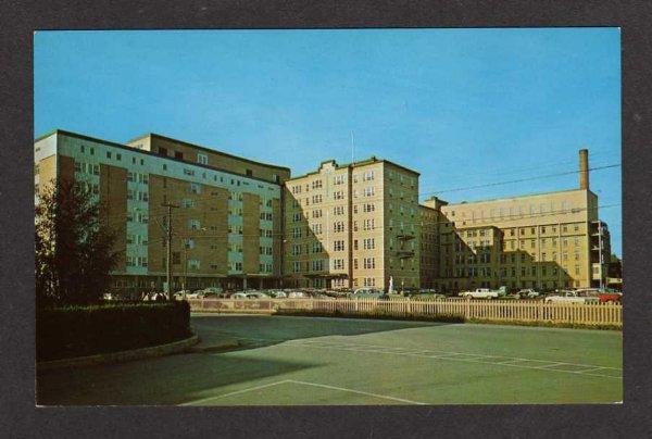 PQ L'Hopital de RIMOUSKI QUEBEC CANADA Hospital Postcard Carte Postale QC