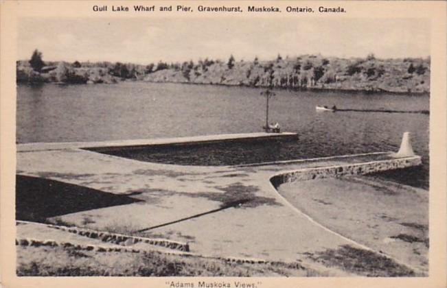 Canada Ontario Muskoka Gull Lake Wharf and Pier Gravenhurst