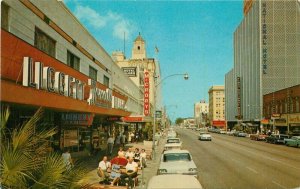 Automobiles Downtown St Petersburg Florida 1950s Postcard Beckett 12179