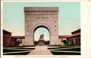 Stanford University Memorial Arch California Postcard c.1907