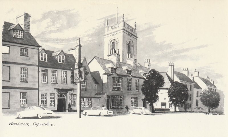 WOODSTOCK, Oxfordshire - Vintage POSTCARD