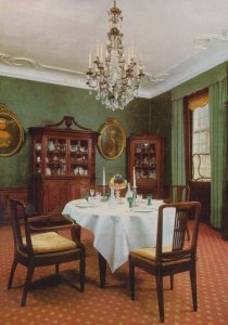 Dining Room Dinner Table Monschau Museum Germany German Rare Postcard