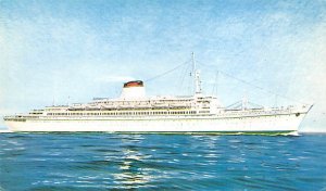 Leonardo Da Vinci Italian Line Ship 