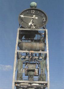 The Pier Water Clock Southwold Suffolk Postcard