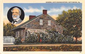 General Lee's Headquarters, Gettysburg, PA Civil War Unused 