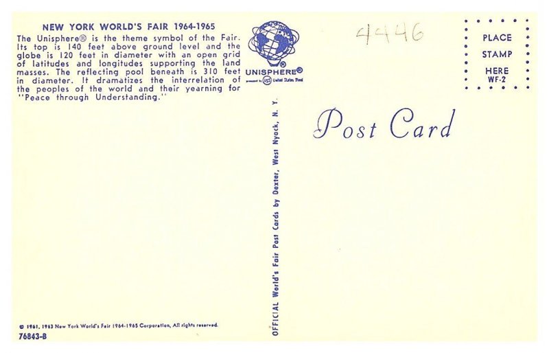 New York World's fair 1964 The Unisphere