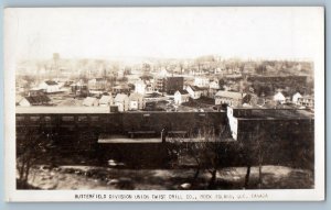 Rock Island Canada Postcard Butterfield Division Union c1930's RPPC Photo