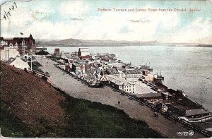 Postcard PANORAMIC SCENE Citadel Quebec QC AJ5075