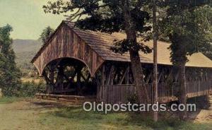 Sunday River, Newry, ME USA Covered Bridge Unused 