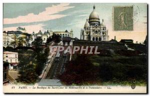 Paris - 18 - The Basilica of Sacre Coeur - Old Postcard
