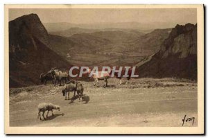 Old Postcard Chevre Surroundings Mont Dore Vallee Sioul and Sanadoire rocks a...