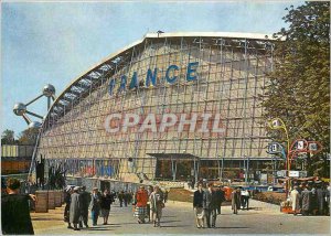Postcard Modern Brussels World Exhibition Pavilion of France
