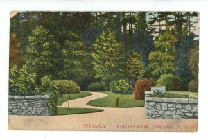 NH - Concord. Rollins Park Entrance  (edge wear)