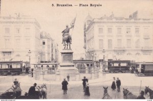 BRUXELLES, Belgium, 1900-1910s; Place Royale