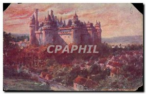 Old Postcard Chateau de Pierrefonds