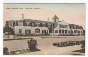Salem Lutheran Home Oakland Ca handcolored postcard