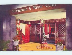 Pre-1980 NIGHTCLUB AT MIRAMAR HOTEL Tsim Sha Tsui Hong Kong China B2510