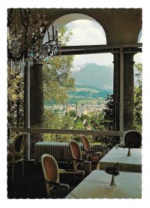 Hotel Schloss Lebenberg Austria Kitzbuhel Tirol Window View Hans Mayr Postcard