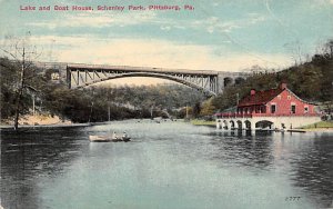 Lake, Boat House Schenley Park - Pittsburgh, Pennsylvania PA  