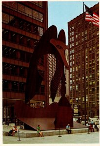 Illinois Chicago Civic Cente Plaza Picasso Sculpture