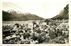 AK, Juneau, Alaska, RPPC, Town View, Winter Pond