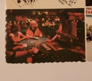 Vintage Postcard Railroad Pass Casino Las Vegas Boulder City Nevada Hoover 1989
