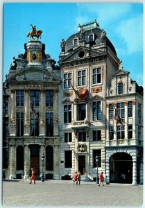 Postcard - Market Place, the Star, the Swan, the Golden Tree - Brussels, Belgium