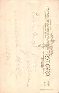 Animals Anthropomorphic Humanized Brown Bears Father Son Art postcard B922