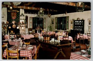Potomac Maryland Normandy Farm Restaurant Dining Room Postcard E23