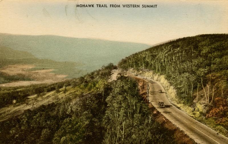 MA - Berkshires, Mohawk Trail. View from Western Summit