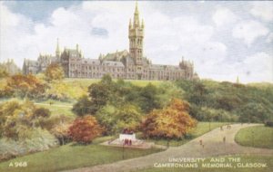 Scotland Glasgow University & The Cameronians Memorial