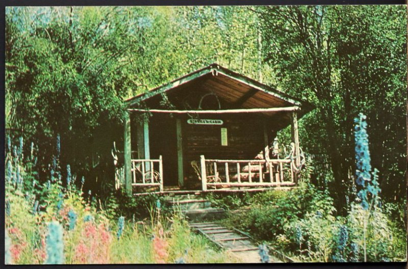 Yukon DAWSON CITY Robert Service's Cabin Yukon bard's cabin - Chrome