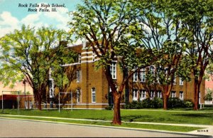 Illinois Rock Falls High School Curteich