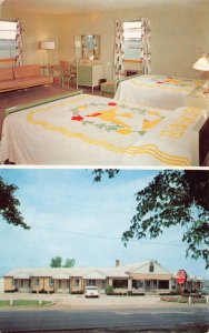 Postcard Taylor's Tri-State Motel and Gift Shop in Angola, Indiana~129094