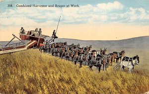 Combined Harvester Farming 1919 