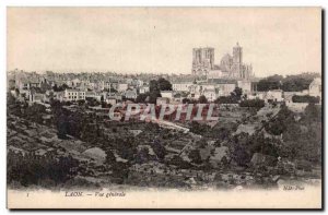 Old Postcard Laon General view