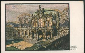 Zwinger Dresden Germany Beckert B.G. Teubner ca 1915