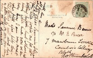 Redruth GWR Railway Station & Train Camborne Cornwall England UK c1908 KJ7