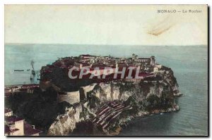 Old Postcard Monaco Rocher