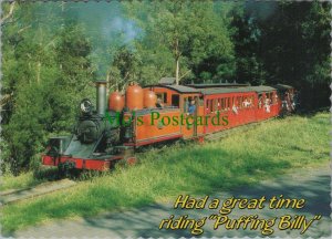 Australia Postcard - Puffing Billy Train, Dandenong Ranges, Victoria  RR19242