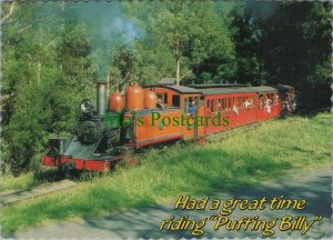 Australia Postcard - Puffing Billy Train, Dandenong Ranges, Victoria  RR19242